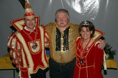 Prinz Lars I. und Prinzessin Anja I. gratulieren Franz Pyszko