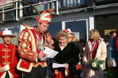 Prinz Oliver II. und Prinzessin Michaela I. bei der Amtsübernahme