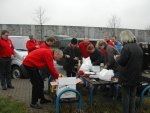 Auf der Fahrt nach Alphen - Frühstück bei Gelsenkirchen