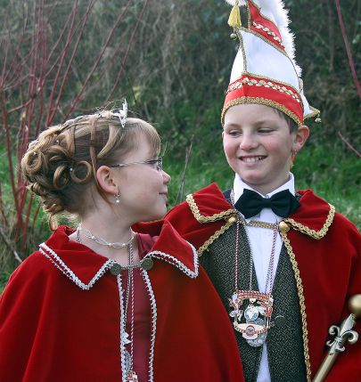 Kinderprinzenpaar Prinz Nico I. und Prinzessin Aileen I.