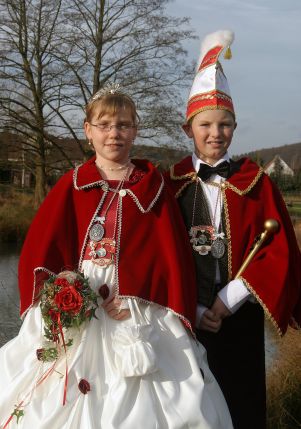 Kinderprinzenpaar Prinz Nico I. und Prinzessin Aileen I.