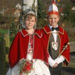 Kinderprinzenpaar Prinz Nico I. und Prinzessin Aileen I.