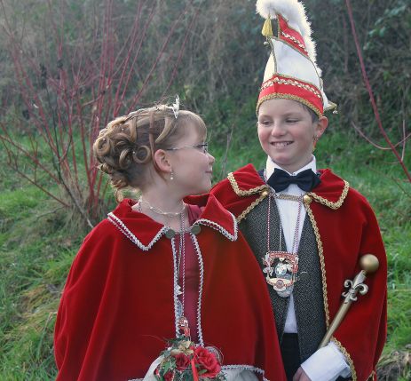 Kinderprinzenpaar Prinz Nico I. und Prinzessin Aileen I.