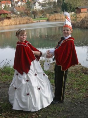 Kinderprinzenpaar Prinz Nico I. und Prinzessin Aileen I.