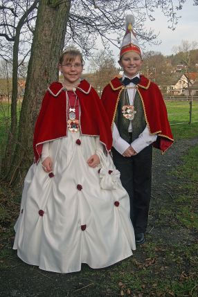 Kinderprinzenpaar Prinz Nico I. und Prinzessin Aileen I.