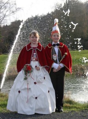 Kinderprinzenpaar Prinz Nico I. und Prinzessin Aileen I.