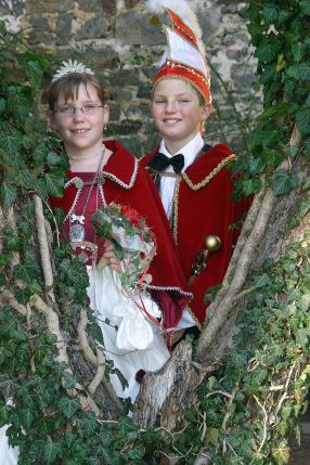 Kinderprinzenpaar Prinz Nico I. und Prinzessin Aileen I.