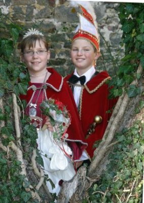 Kinderprinzenpaar Prinz Nico I. und Prinzessin Aileen I.