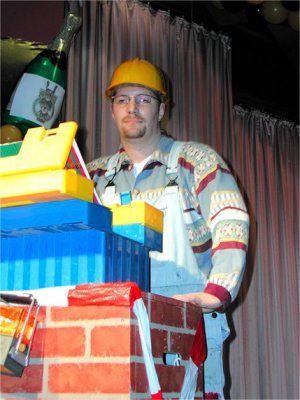 Heiko Barth als Gastredner beim Lohfeldener Karneval - "Häuslebauer"