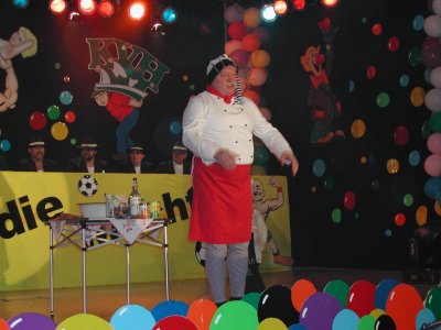 Franz Pyszko als "Koch" in der Bütt