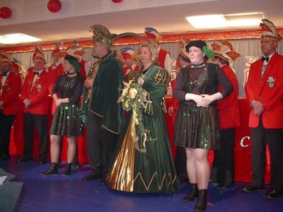 Kinderkarneval 2002: begrüßung durch das Prinzenpaar