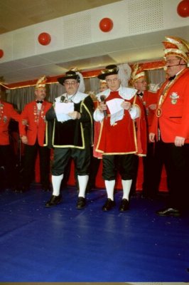 Singende Bürgermeister - Niestes Bürgermeister Edgar Paul und Frankenhains Bürgermeister Peter Pabst.
