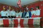 Die "Prinzenpaarecke" auf der immerhin 5 x 3,50 m großen Karnevalsbühne 1981