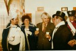 Das Prinzenpaar beim Bürgermeisterempfang nach dem Rathaussturm 1981 - 3.v.l. Bürgermeister Siebert
