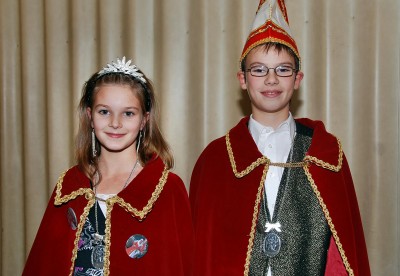 Nieste hat ein neues Kinderprinzenpaar - Prinz Nicolas I. (Trampedach) und Prinzessin Michelle II. (Schlitt)  
