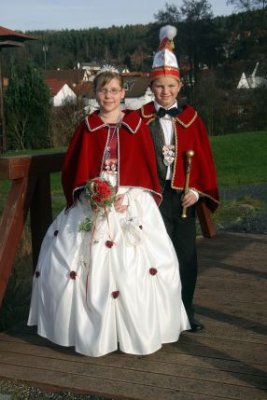 Kinderprinzenpaar Prinz Nico I. und Prinzessin Aileen I.